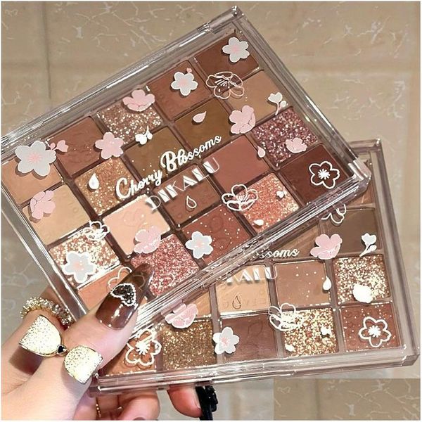 Ombretto Glitter Crema Gliter Per Trucco Coreano Impermeabile Palette di ombretti Trucco Donna Occhi lucenti Strumenti cosmetici Consegna a goccia H Otaco