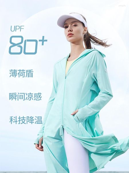 Kadın Ceketleri Bosideng Yaz Seaside Resort Ceket UV Koruma Buz Soğukluk Gibi Büyük Kötü UPF 80 B20525248