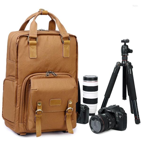 Рюкзак с быстрым доступом, уличная фотография, путешествия, водонепроницаемые сумки для DSLR-камеры, элегантный женский и мужской рюкзак с держателем для штатива