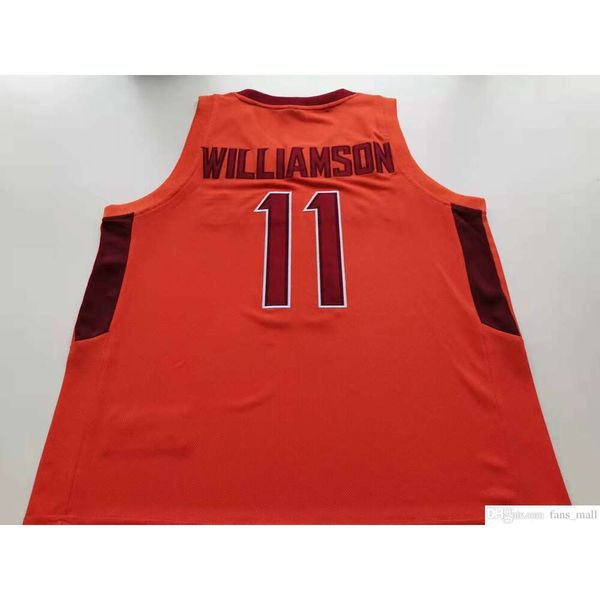 Benutzerdefiniertes Basketballtrikot für Männer, Jugendliche, Frauen, Virginia Tech Hokies 11 Gill Williamson High School Throwback, Größe S-2XL oder Trikots mit beliebigem Namen und Nummer