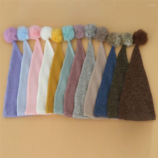 Accessori per capelli Cute Warm Kid Stile coreano Ragazze Infantile Protezione per le orecchie Cappello lavorato a maglia tinta unita Berretto da bambino Pografia a punta