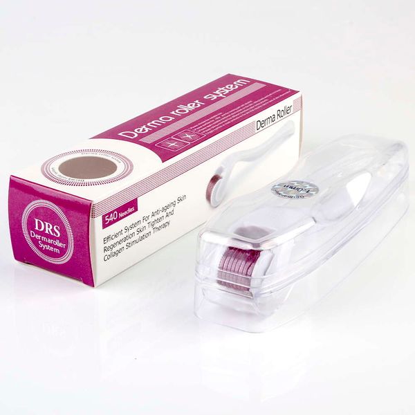 0,5 mm 540 Mikro-Mikronadel Hot Seller Therapy Skin 540 Dermaroller mit schwarzem und weißem Griff