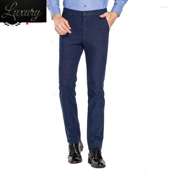Erkekler Pantolon 2023 Moda Sıradan Erkekler Joggers Düz Pantolonlar Yüksek Kaliteli Pamuklu İnce Kalem Erkek Jean Giyim