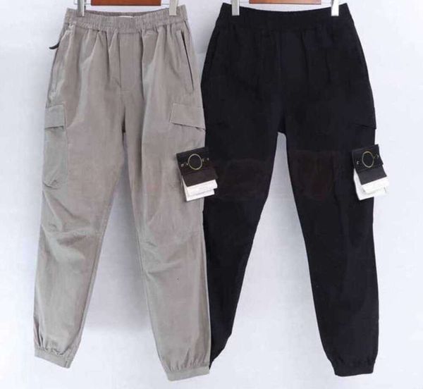Mens Designer Track Stones Island Pants Kadınlar Sıradan Kargo Çok Cep Harem Pantolon Moda Hip Hop Elastik Bel Spor Giyim Boş Zaman Tasarımı366ess