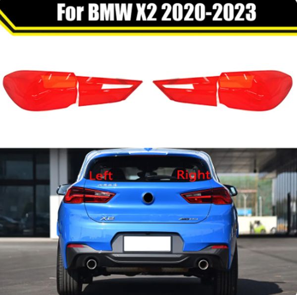 Per BMW X2 2020-2023 Auto Fanale Posteriore Posteriore Borsette Luci Dei Freni Borsette Sostituzione Auto Posteriore Borsette Copertura Maschera Paralume