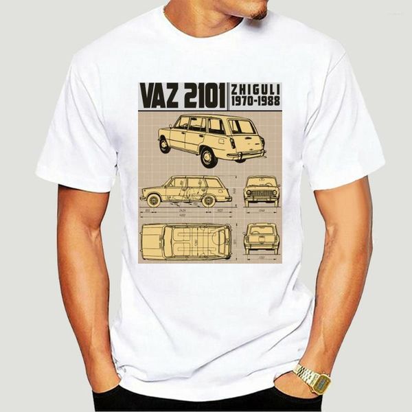 Männer T Shirts Männer T-shirt VAZ 2101 ZHIGULI LADA AUTO T-shirt Frauen Hemd 5773X