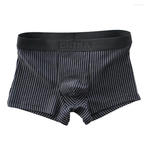 Cuecas masculinas sexy bulge bolsa roupa interior macio boxers briefs shorts u convexo pequeno fresco baixo cintura calcinha troncos