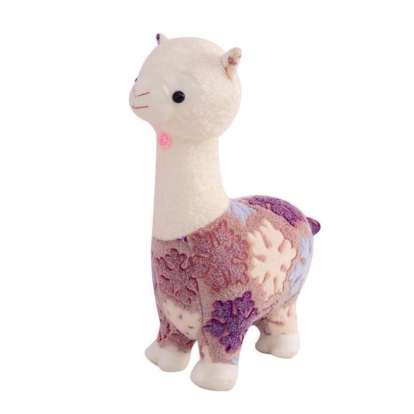 40 cm fiocco di neve alpaca bambola giocattoli di peluche cartone animato alpaca cuscino animale bella fidanzata regalo per bambini all'ingrosso