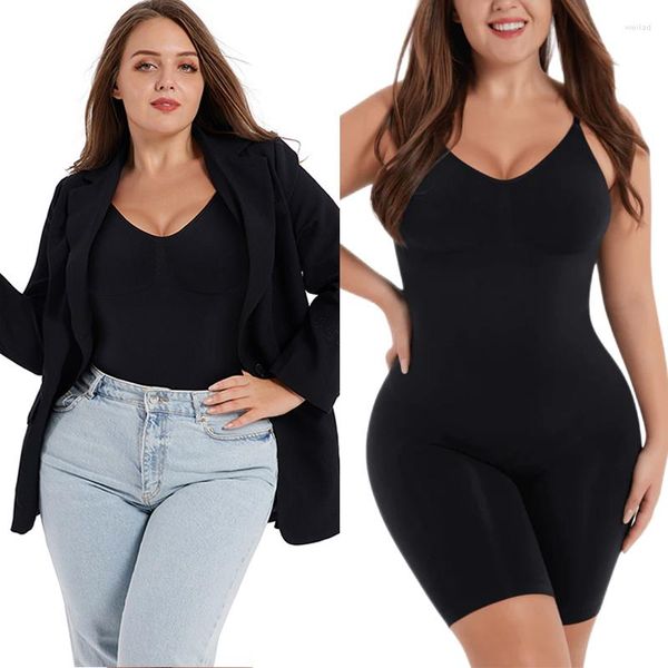 Damen-Shaper, kolumbianischer Gürtel für Frauen, Shapewear-Body, Bauchkontrolle, BuLifter, offener Rücken, mittlerer Oberschenkel, nahtloser Ganzkörper-Shaper