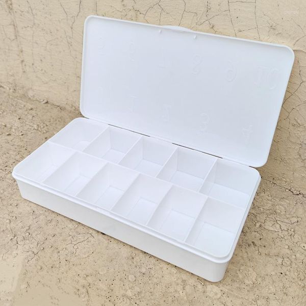 Falsche Nägel, leer, künstliche Spitze, Gel, X-Verlängerung, Verpackung, Aufbewahrungsbox, Strasssteine, Edelsteine, Halter, Etui, Organizer, 11 Gitter