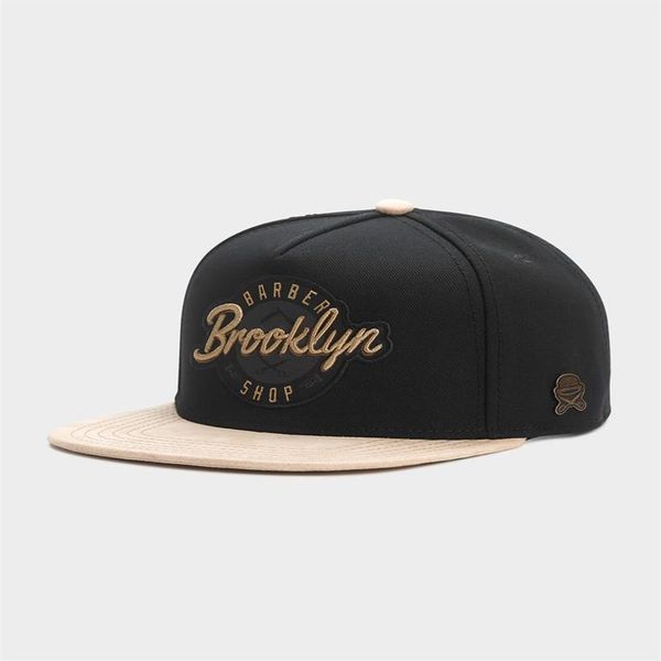 cappello di alta qualità classico moda hip hop marca economico uomo donna snapback nero oro CS CL Brooklyn BARBER CAP3225