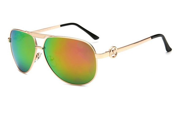 gafas de sol gafas de sol de ojo de gato de diseñador gafas de sol para hombre gafas de sol para mujer 5001 La nueva moda Espejo de rana todas las gafas de sol de película de color coincidentes gafas de sol de lujo de marca