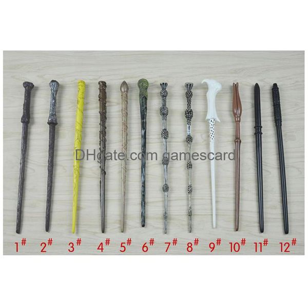 42 Stile Vintage Magic Wand Party Gunst mit Geschenkbox Weihnachts -Halloween -Cosplay -Geschenke Drop Lieferung DHHWS