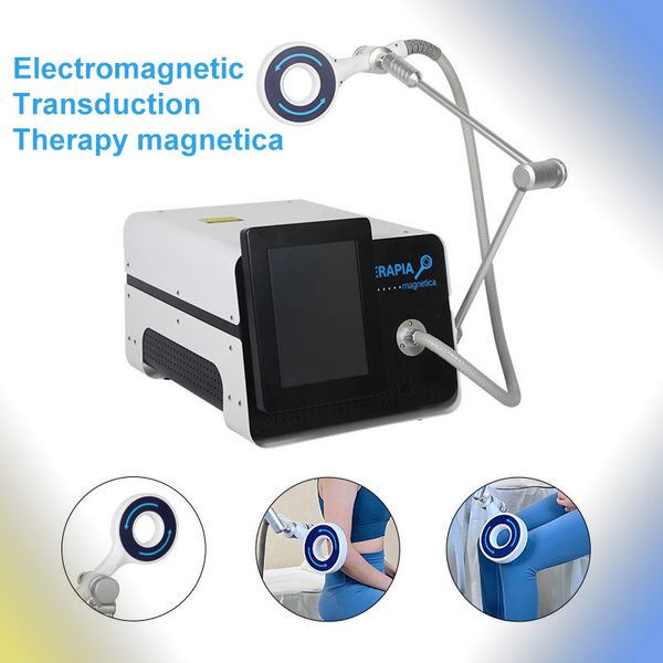 Venda quente Transdução Therapia PEMF Terapia Magnética Physio Magneto Máquina Portátil Equipamento de Beleza Reparação de Lesões Atléticas
