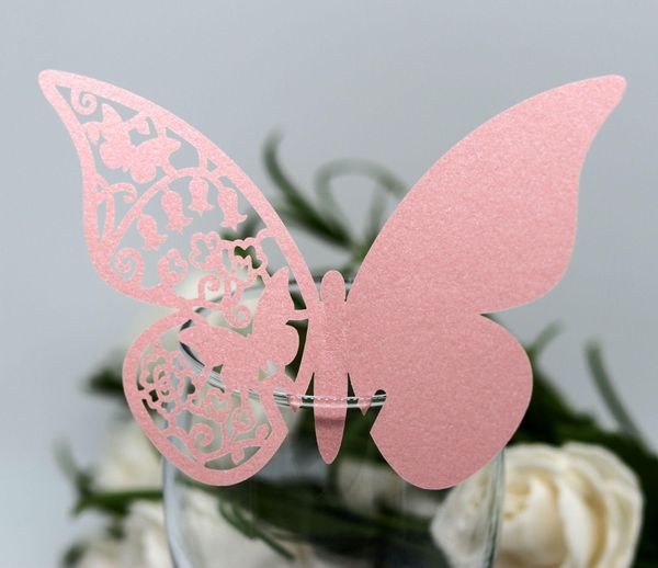 Laser Cut Place Cards With Butterfly Paper Cutting Name Party Place Wedding Decorations ZZMöbel & Wohnen, Feste & Besondere Anlässe, Party- & Eventdekoration!