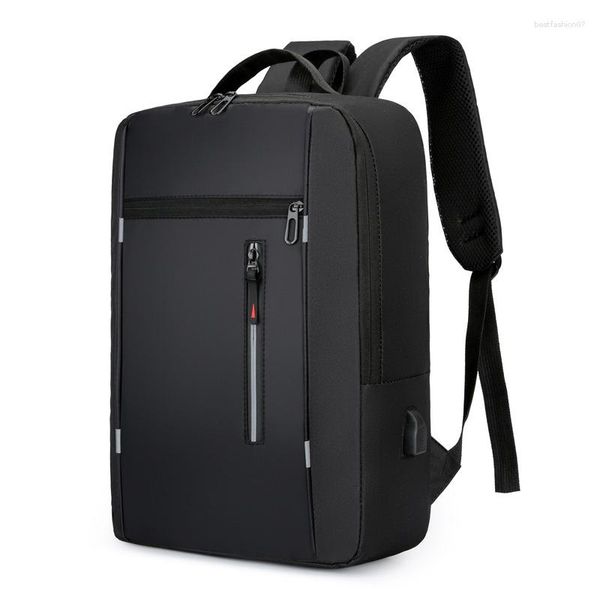 Schultaschen Zoll Rucksack Laptop Wasserdichte Rückseite Männliche Packung Stilvolle Männer 15,6 Tasche Rucksäcke Lade Herrenbuch