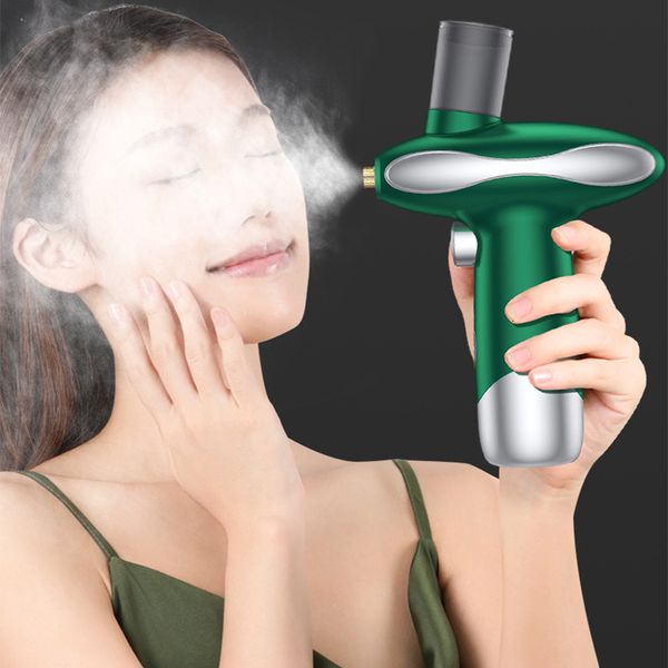 Dispositivi per la cura del viso Aerografo portatile Cura della pelle Idratante Make up Idratante per la pelle Nano nebulizzatore Vaporizzatore per il viso Spray Aerografo Acqua Ossigeno 230905