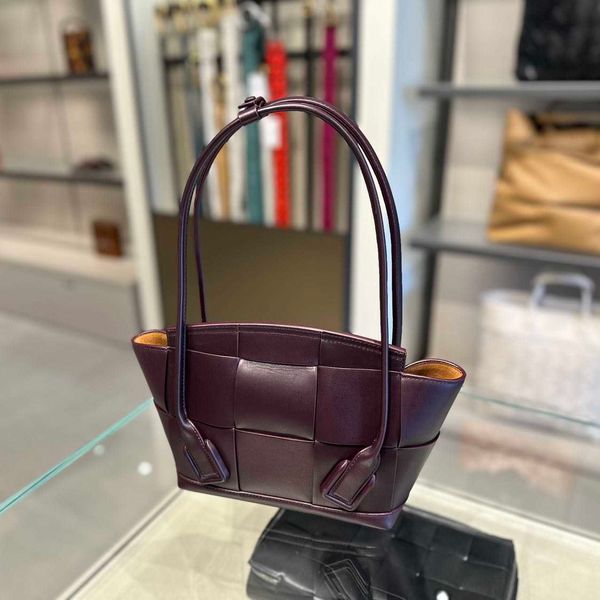 Женская дизайнерская роскошная роскошная сумка Bvs для женщин Botteg Vena Bags Grape Purple Handbag X