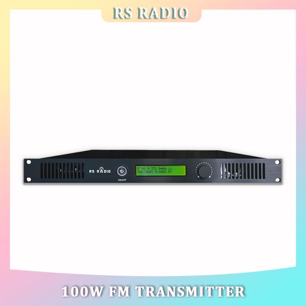 Equipamento de transmissão de rádio e TV transmissor FM 100W