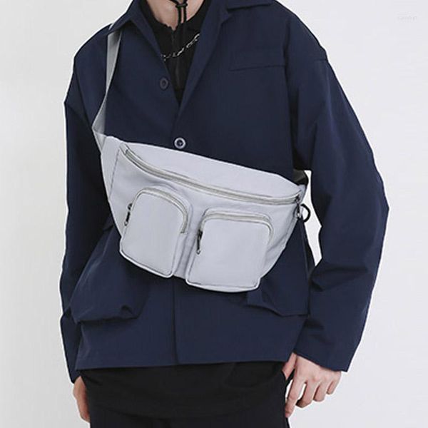 Taille Taschen Unisex Tasche Fanny Pack Multi-Pocket Casual Gürtel Mode Trend Telefon Nylon Schulter Crossbody Brust