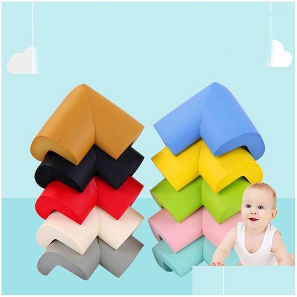 Coprisedia Ers Super Soft Sicurezza per bambini Angolo di collisione Custodia protettiva più spessa Trasparente Sile Baby Desk Corner 1Pc Drop Delive Dhjmf