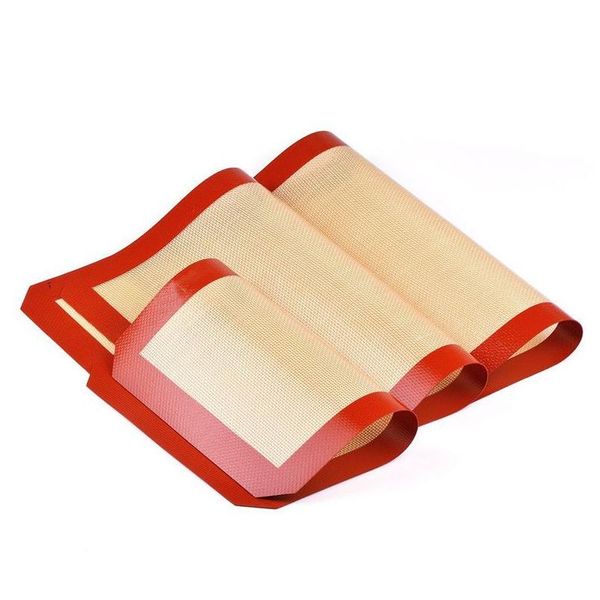 Altro Bakeware Sile Mat Fogli per biscotti antiaderenti Fodera per alimenti per la cottura di pane e pasticceria Consegna a domicilio Cucina da giardino Otbro