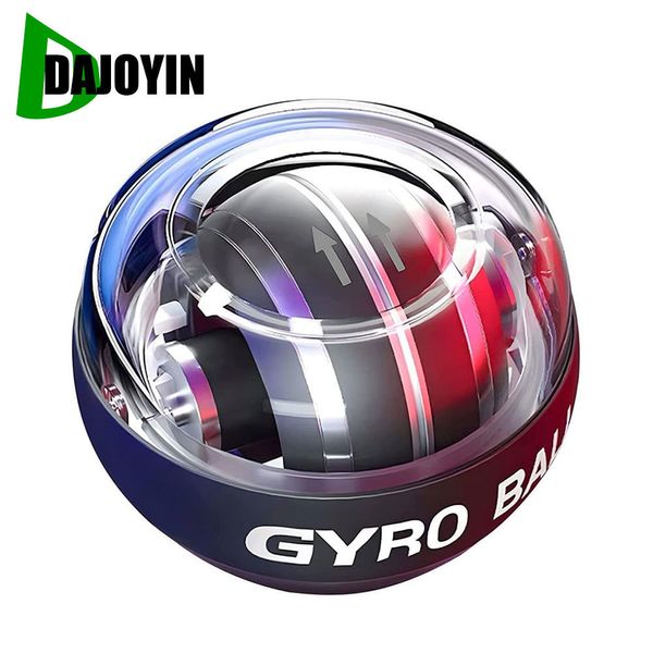 Power Wrists Autostart Gyro Power Wrist Ball LED Gyroskopischer Powerball Arm Hand Muskelkrafttrainer Fitnessgerät mit buntem Licht 230906
