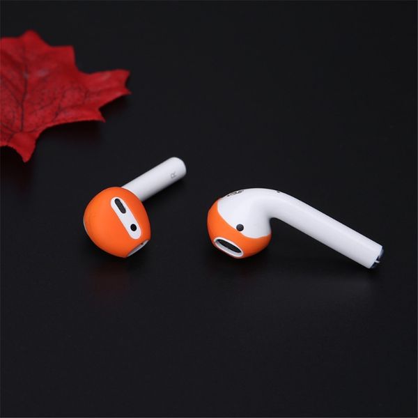 Fones de ouvido dicas tampas para airpods 1 2 iphone 8 7 6 6s plus 5 5S se earpods eargels capa fone de ouvido substituição acessórios kits earcaps