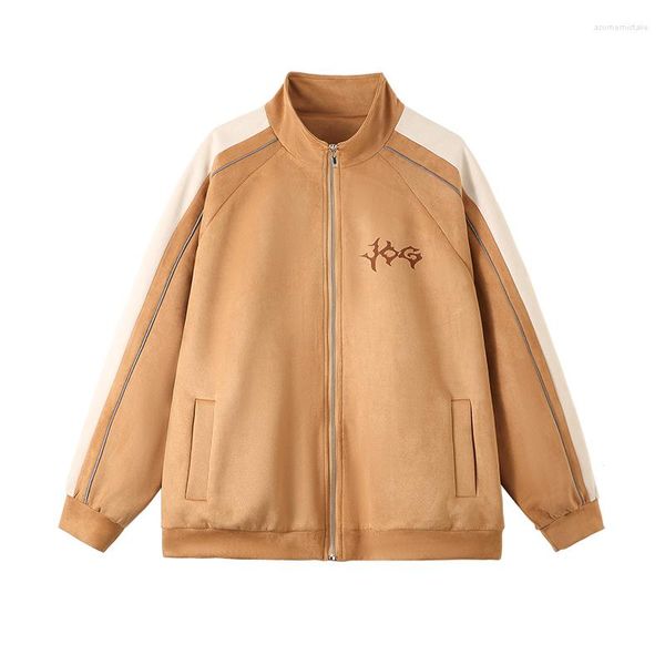 Jaquetas masculinas outono oversize bombardeiro jaqueta homens impresso padrão baggy casaco moda coreano streetwear outerwear tops roupas masculino plus size