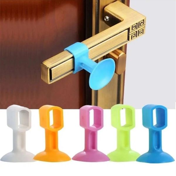 Almofada de borracha macia protege o pára-choque da porta da parede anti-colisão rolha da porta da casa celular