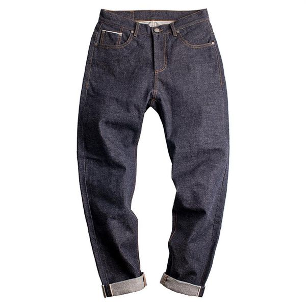 Maden 15 oz denim erkek kot kırmızı kulak meargedge vintage japon amekaji düz bel uzun pantolon pantolonlar giyim dipler2683