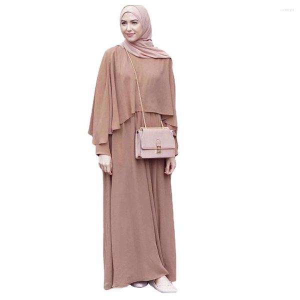 Abbigliamento etnico 2023 Autunno Marocco Abito musulmano Donna Abaya Caftani Casual Femme Abiti da sera DonnaTurchia Islam Lunga veste Abiti