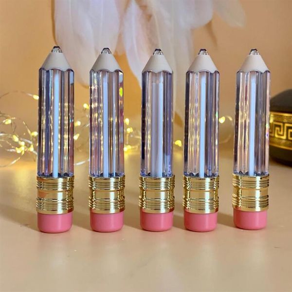 5ml Vuoto Lip Gloss Tubo Contenitore Trasparente Balsamo per labbra Tubi Matita Forma Rossetto Bottiglie riutilizzabili Fiale Mini Contenitore campione DIY260c