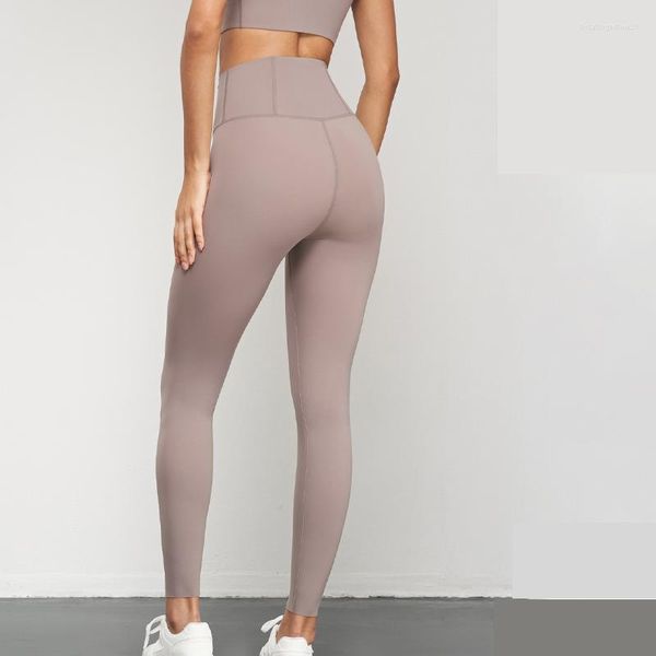 Pantaloni attivi Wyplosz Abbigliamento da donna Abbigliamento sportivo da palestra Leggings Push Fitness Lycra femminile Nudo Alta elasticità Colla aderente Bordo antiarricciatura