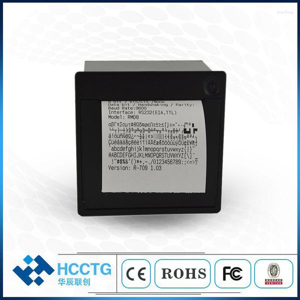 Impressora de recibos térmicos de baixo ruído com painel paralelo incorporado de 58 mm (HCC-D8)