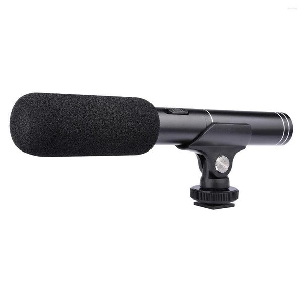 Microphones Yelangu 3.5mm Caméra stéréo Microphone Sgun Mic Enregistrement vidéo pour la prise de vue d'interview