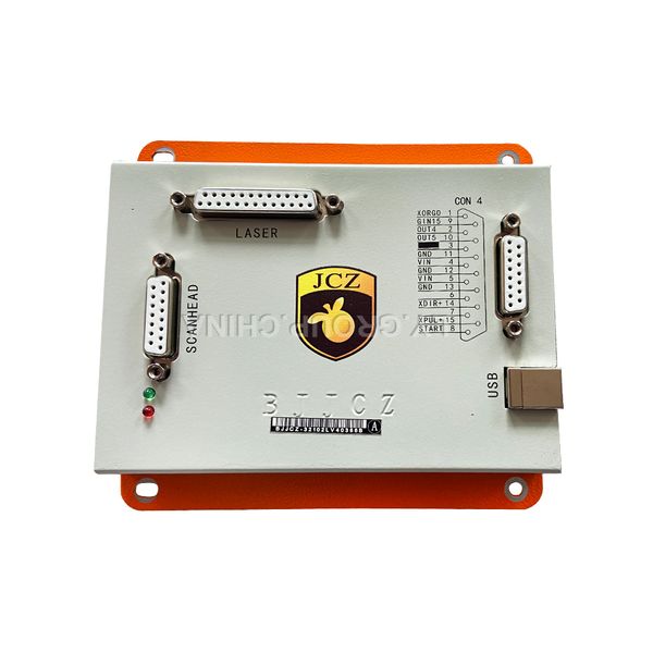 Cartão de controle da placa-mãe de marcação a laser dourado laranja original universal BJJCZ para máquina de marcação a laser CNC com função de eixo rotativo A