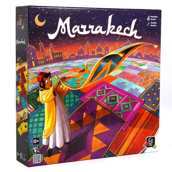 Jogo de cartas de estratégia de jogo de tabuleiro de Marrakech no atacado para famílias e adultos