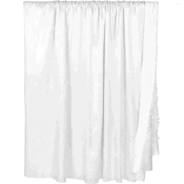 Decorazioni per tende Decorazioni per il giardino Decorazioni per feste Appese sullo sfondo Sfondo di stoffa Tessuto Prop Bianco Blackout Blind Banner Compleanno