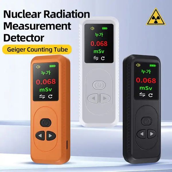 Dosímetro de radiação pessoal de alta qualidade Contador Geiger radioativo tela LCD Detector de medição de radiação nuclear