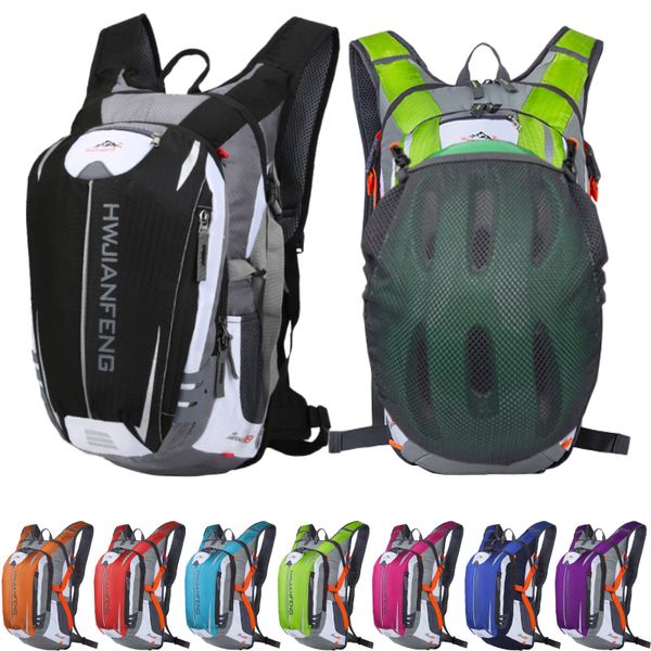 Sırt çantası 18l açık spor sırt çantası tırmanma yürüyüş koşu bisiklet bisiklet sırt çantası ultralight bisiklet çantası su geçirmez hidrasyon sırt 230907