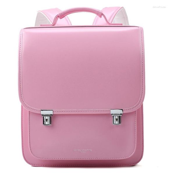 Schultaschen Japan Tolley Rucksack für Jungen Kinder Orthopädische Tasche mit Rädern Kinder PU Rolling Girls Satchels