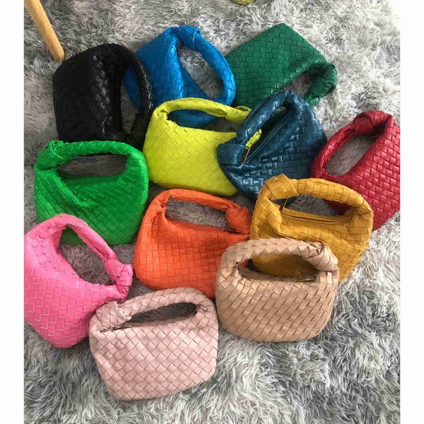 Damen Handtasche Bvs 2023 Heißer Verkauf Botega Veneto Gewebte Brötchen Damen Knödel Geknotete Horn Wolke Brötchen Unterarm Brötchen X