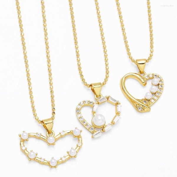 Anhänger Halsketten Andralyn vielseitig süße kühle Perlen Liebe Halskette Frauen leichte Chakra -Anhänger Schmuck Juwel