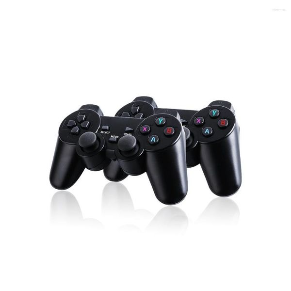 Controladores de jogo Gamepad 2pcs / set 2.4G Controlador sem fio com adaptador USB para console de vídeo 360 ° Joystick PC Laptop TV