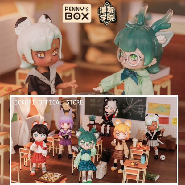 Слепая коробка Penny s Box School Haunting Series подвижная кукла Mystery Toys Симпатичные аниме Фигурки Украшения Подарочная коллекция 230906