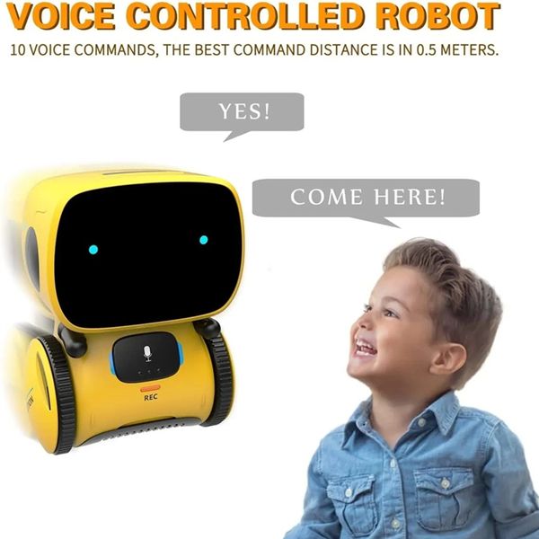 Electricrc animais interativos robô brinquedos crianças inteligentes falando com sensor de toque controlado por voz cantando dança brinquedo presente para meninos meninas 230906