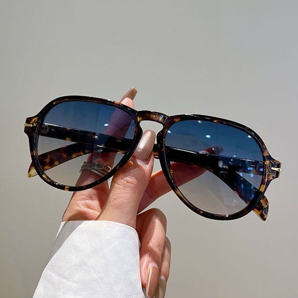 Moda diseñador de lujo gafas para hombre gafas de sol para mujeres hombres damas diseñadores gafas clásico vintage piloto forma acetato verano estilo simple ocio