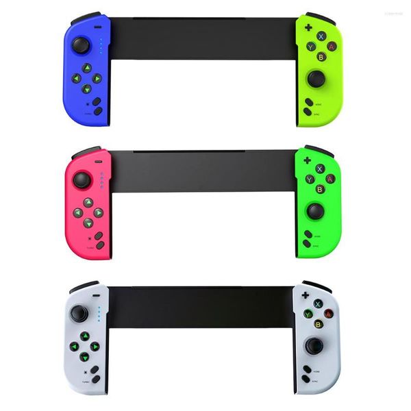 Oyun Denetleyicileri Kablosuz Oyunlar 400mAh Gamepad Konforlu Grips Şarj edilebilir Bluetooth Switch OLED/Switch için Uygun