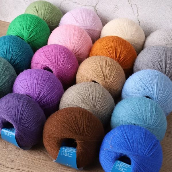50 g/pc macio 100% fio de lã merino anti-pilling eco-amigável de alta qualidade para tricô manual lã crochê tricô